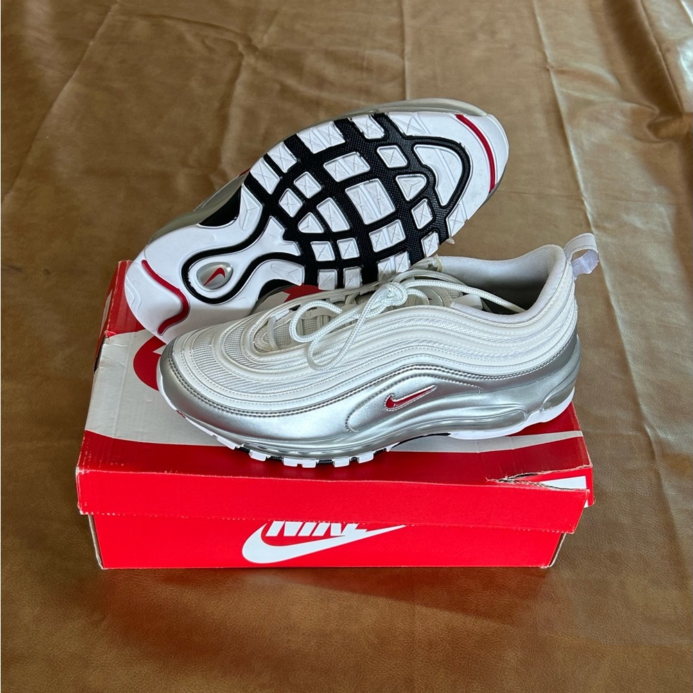 Nike Air Max 97 (2018) B Side White Silver (AT5458-100)!